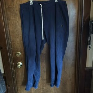 Polo blue sweatpants with the yellow horse in good condition 2XL